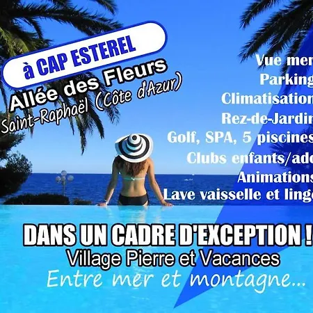 Dans Un Cadre D'exception, Vue Panoramique A Agay Cote D'azur, Village Cap Esterel, 2 Chambres, Avec Jardin, Golf, Climatisation, Wifi, 5 Piscines Διαμέρισμα Saint-Raphaël
